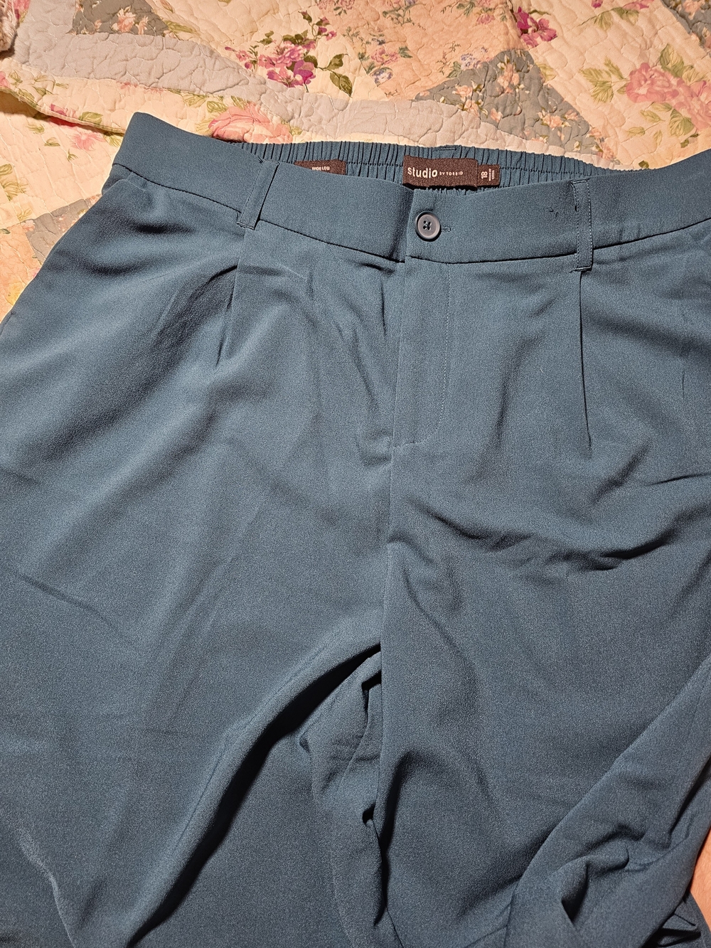 torrid Teal Wide-Leg Dress Pants